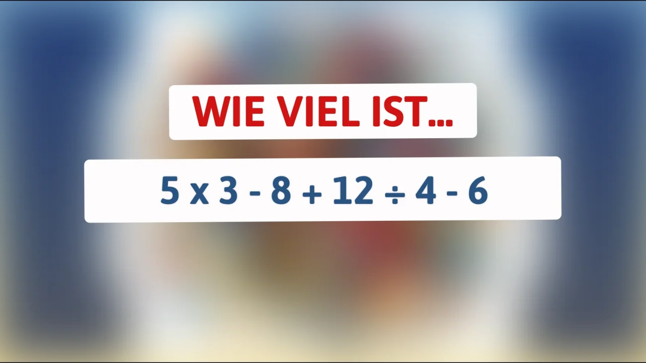 Bist du schlau genug, um dieses geniale mathematische Rätsel zu lösen? Nur die Klügsten knacken es!"