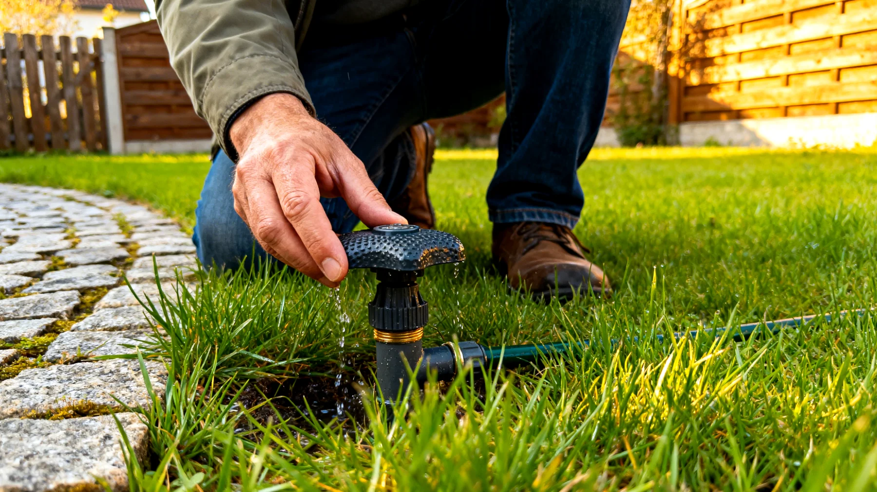 Automatischer Rasensprenger"