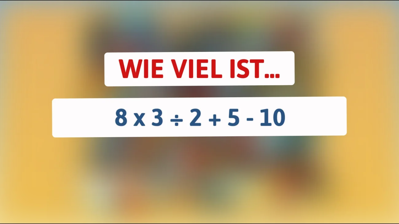 Bereit für die ultimative Denksport-Herausforderung? Löse dieses Zahlenrätsel, das selbst Mathematik-Genies ins Schwitzen bringt!"