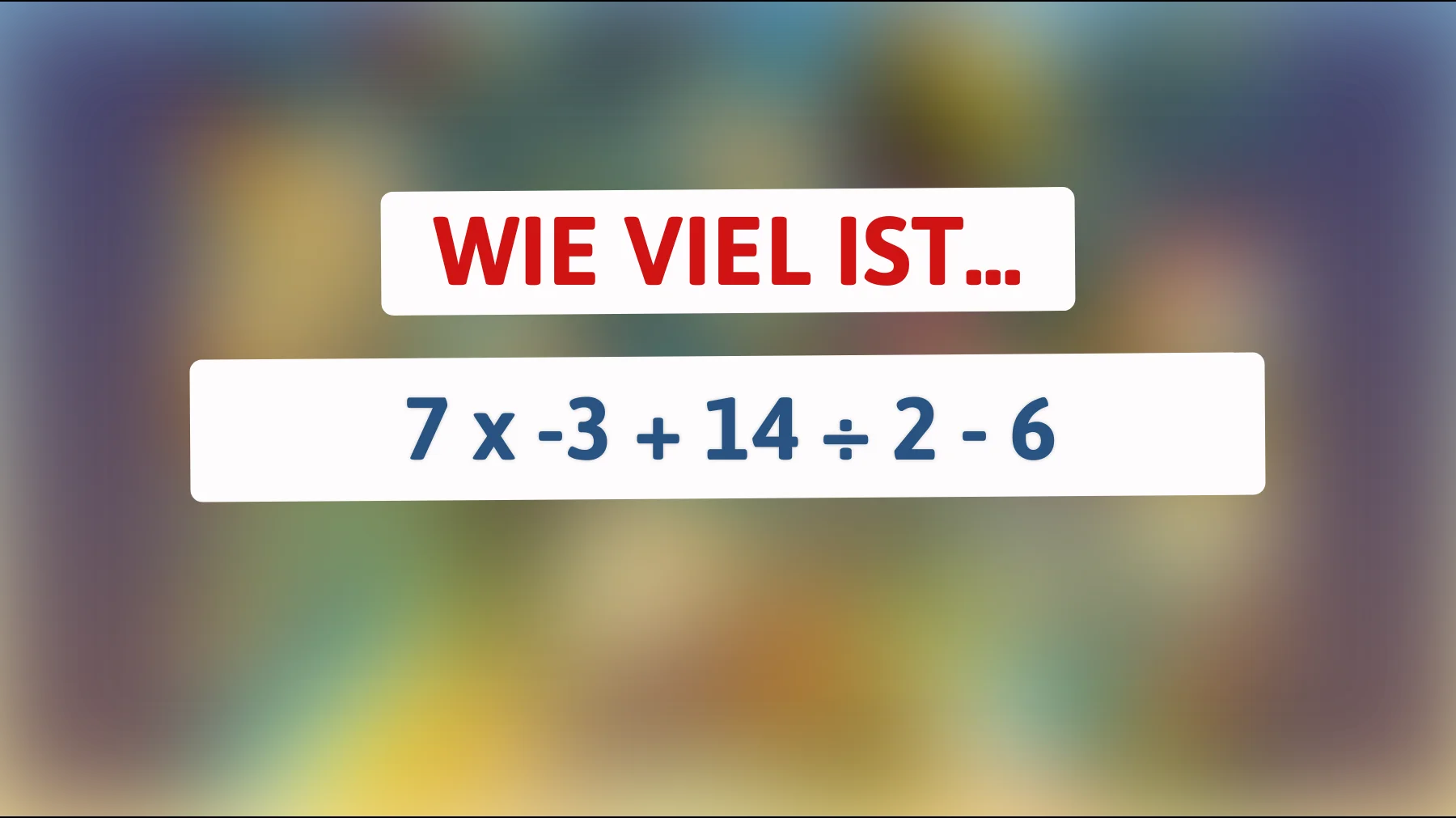 Ein Rätsel, das nur Genies lösen können: Wie lautet die mysteriöse Zahl?"
