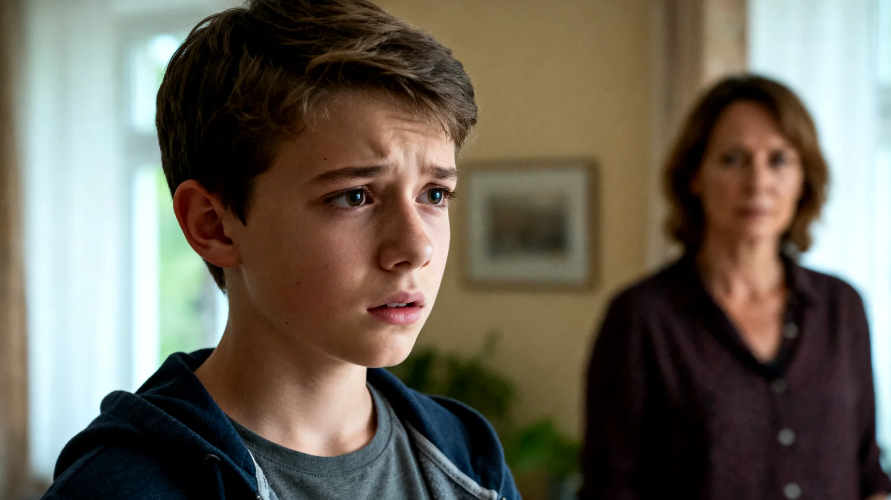 Die Eltern bemerken, dass ihr jugendliches Kind kaum in der Lage ist, eigenständige Entscheidungen zu treffen oder alltägliche Situationen ohne ihre ständige Anwesenheit und Bestätigung zu bewältigen. Der Jugendliche sucht bei jedem kleinen Problem sofort die elterliche Unterstützung, vermeidet es, Verantwortung zu übernehmen, und zeigt starke Anzeichen von emotionaler Abhängigkeit, die seine persönliche Entwicklung und Autonomie ernsthaft beeinträchtigt."