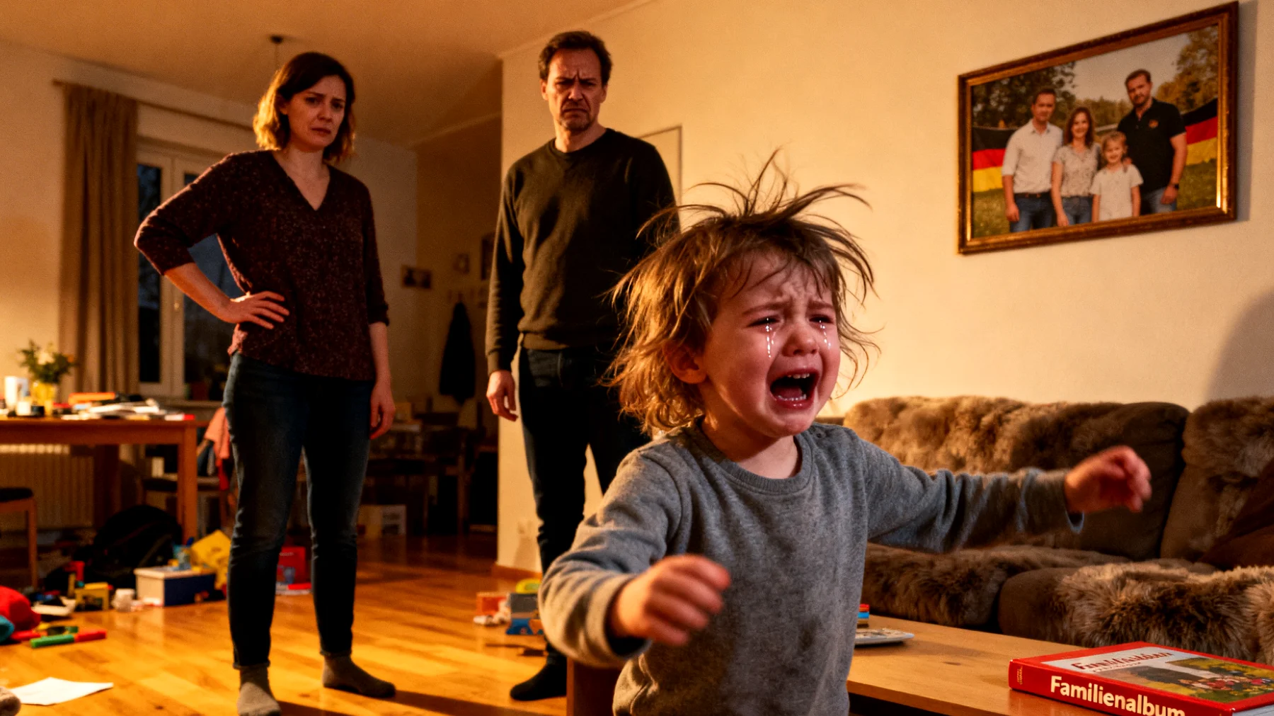 Die Großeltern haben große Schwierigkeiten, ihren Enkelkindern gegenüber 'Nein' zu sagen. Aus Zuneigung, Nostalgie oder dem Wunsch, geliebt zu werden, erfüllen sie fast jeden Wunsch der Kinder – sei es beim Essen, bei Spielzeug, beim Fernsehen oder bei den Schlafenszeiten. Dies führt dazu, dass die Kinder zunehmend ungeduldig und fordernd werden, wenn ihre Wünsche nicht sofort erfüllt werden, und die von den Eltern gesetzten Regeln zu Hause in Frage stellen."