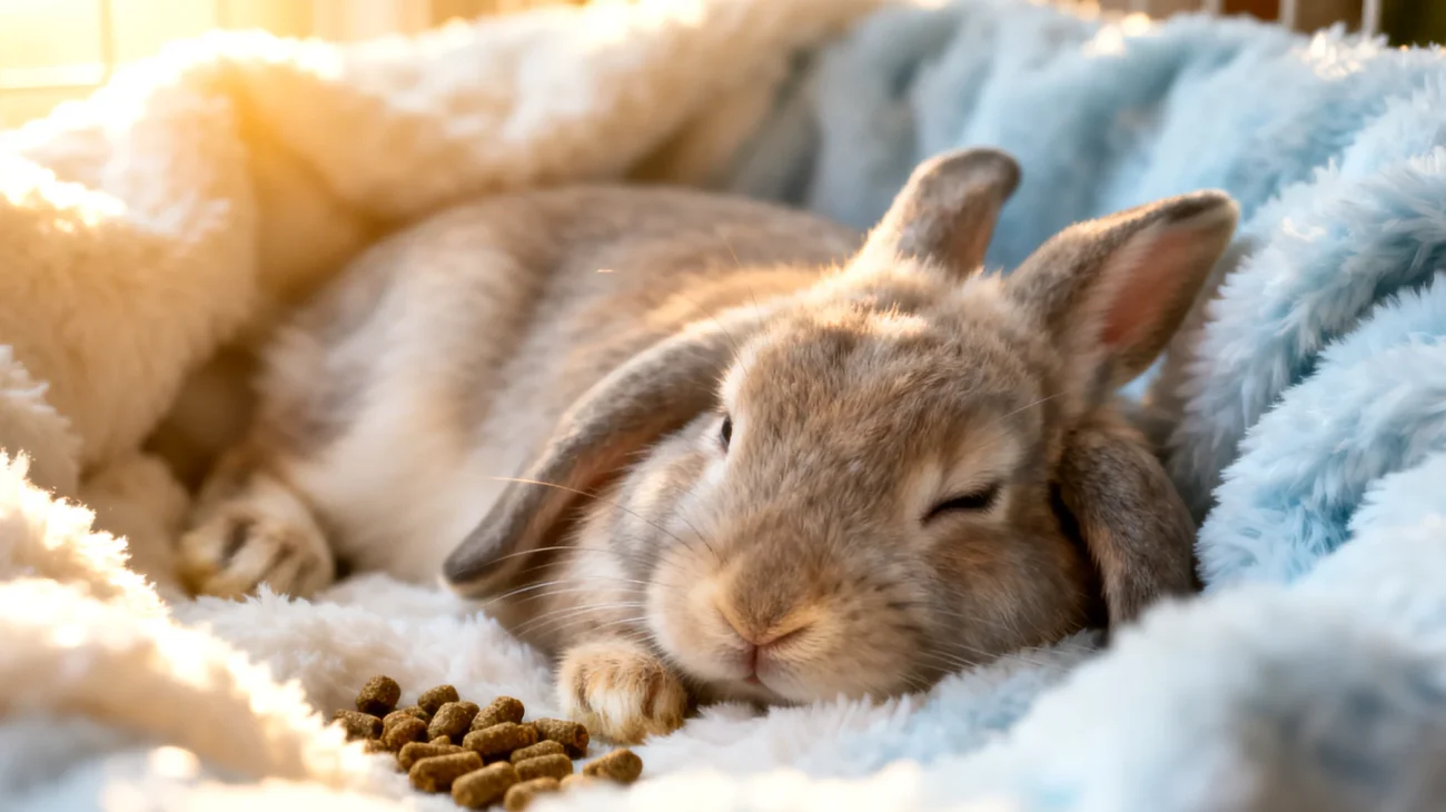 Kaninchen zeigen nach der Kastration oft Schmerzen, Appetitlosigkeit und eingeschränkte Bewegung, die mit natürlichen unterstützenden Maßnahmen gelindert werden können"