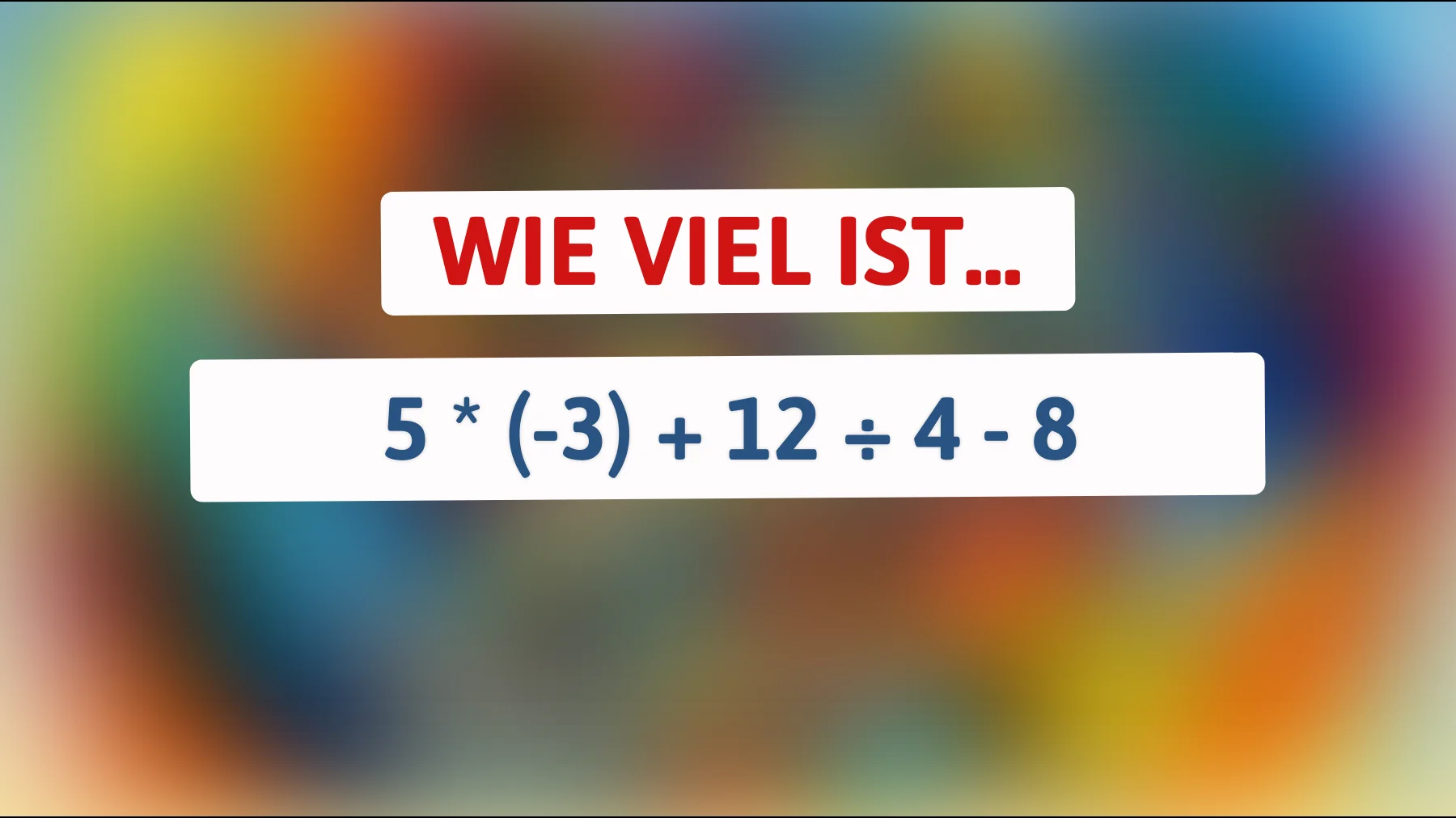 Kannst du dieses mathematische Rätsel knacken? Nur die Schlausten schaffen es!"