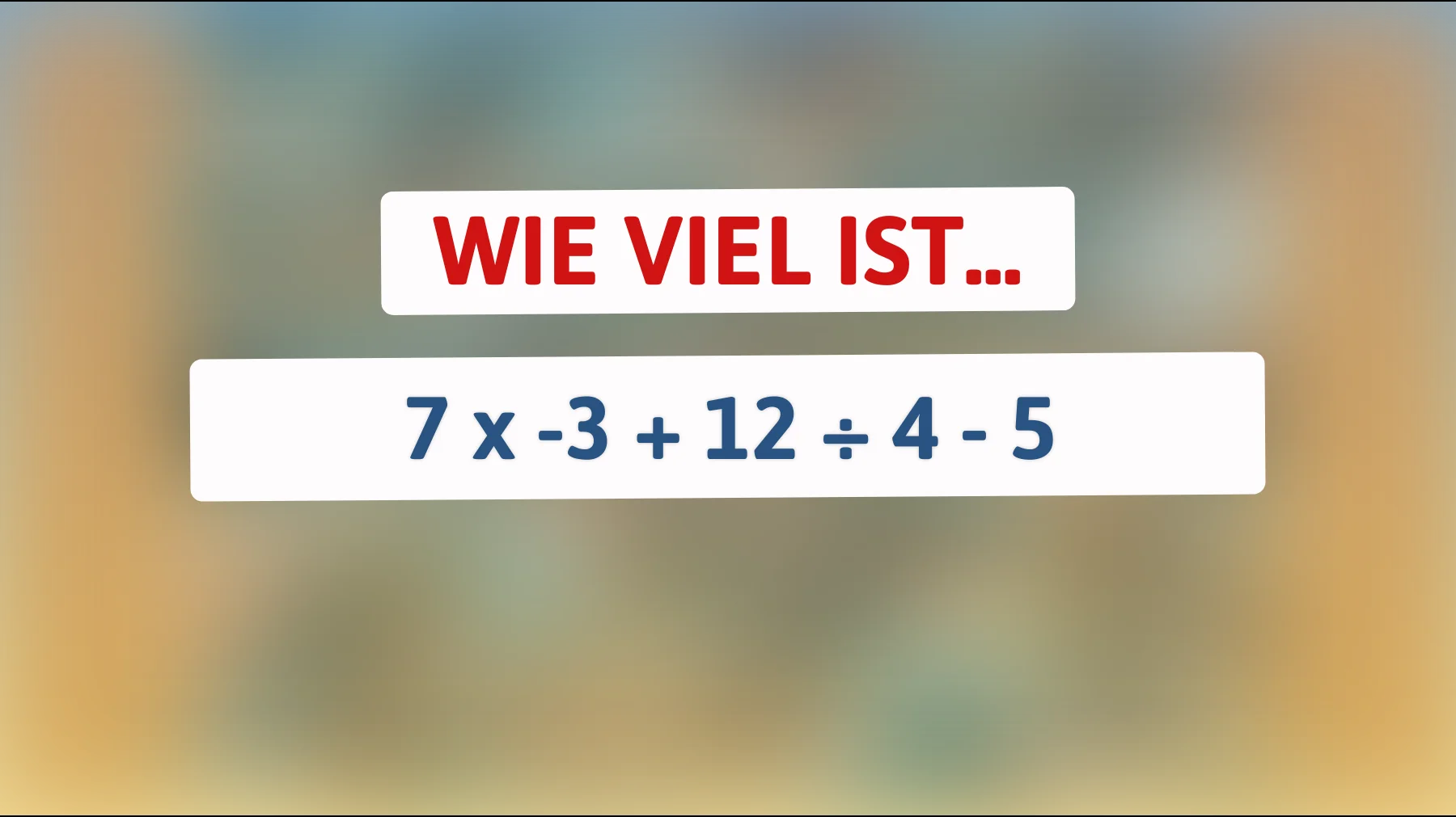 Knackst du dieses mathematische Rätsel, das nur die klügsten Köpfe lösen können? Tritt jetzt die Herausforderung an!"