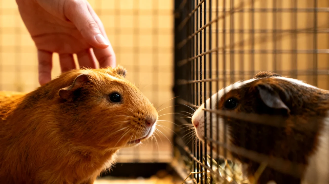 Meerschweinchen zeigen aggressives Verhalten oder Stress bei der Vergesellschaftung mit Artgenossen und benötigen strukturiertes Training zur Förderung friedlicher Interaktionen in der Gruppe"