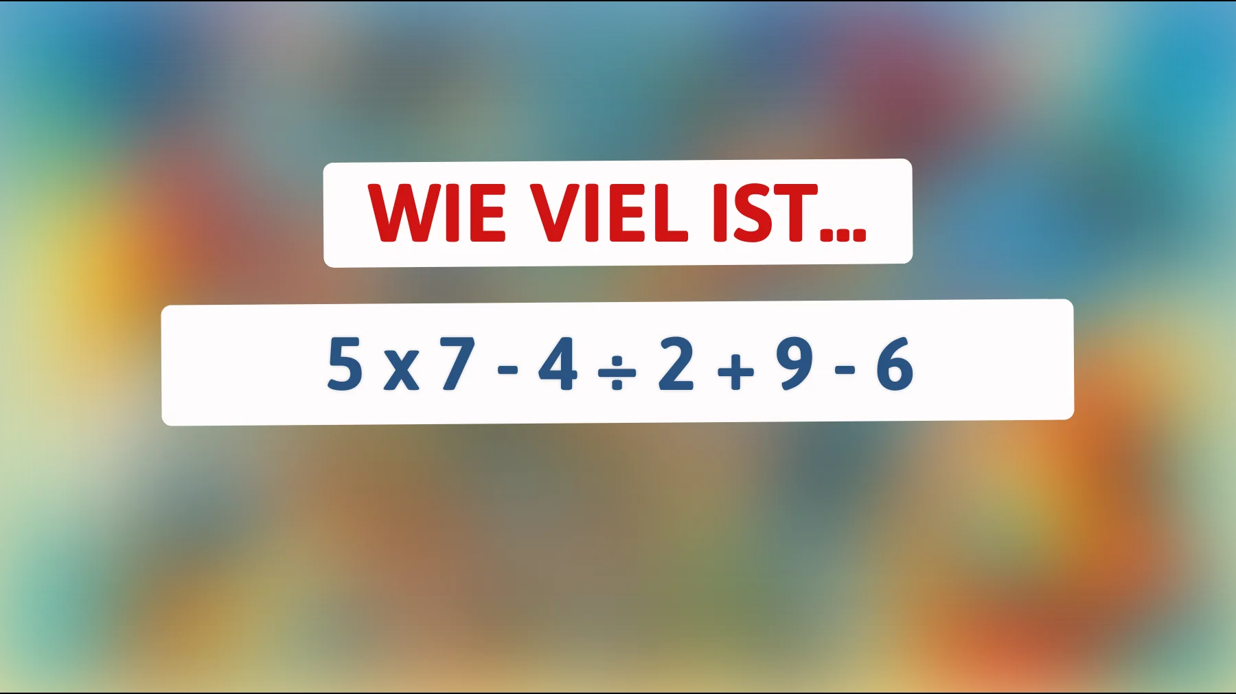 Nur 1% der Leser können dieses knifflige Mathe-Rätsel auf Anhieb lösen! Teste dein Genie jetzt!"