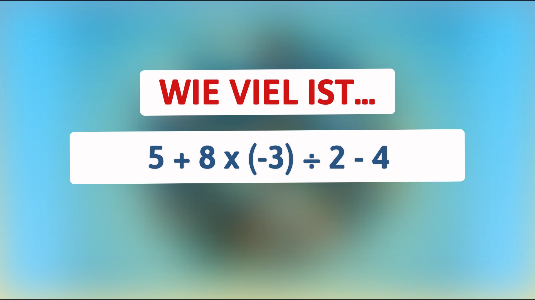 Nur 1% der Menschen können dieses mathematische Rätsel lösen: Hast du das Zeug dazu, die Lösung zu finden?"