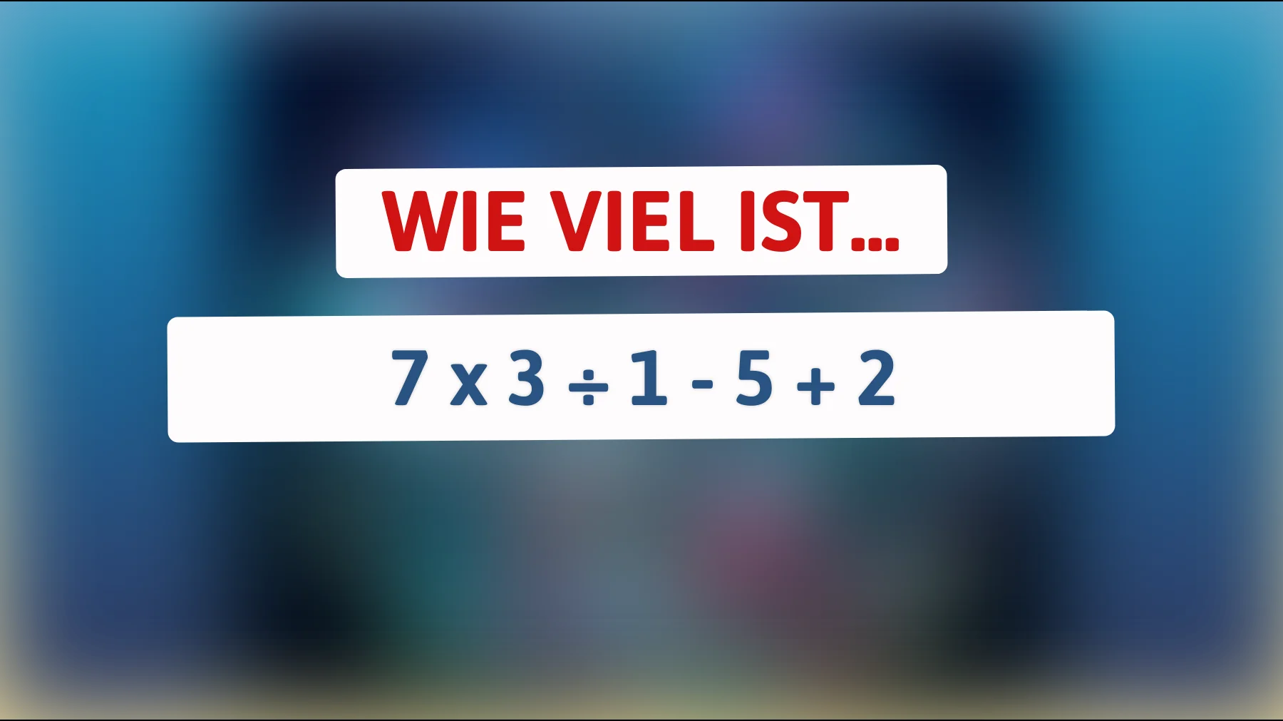 Nur 1% der Menschen können dieses mathematische Rätsel lösen: Schaffst du es auch?"