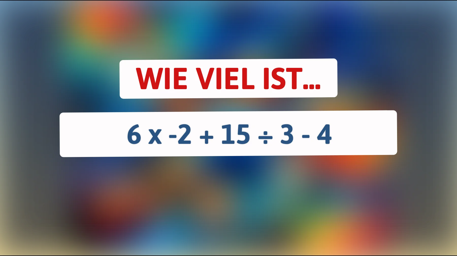 Nur 1% können dieses mathematische Rätsel auf den ersten Blick lösen – bist du schlau genug es zu knacken?"
