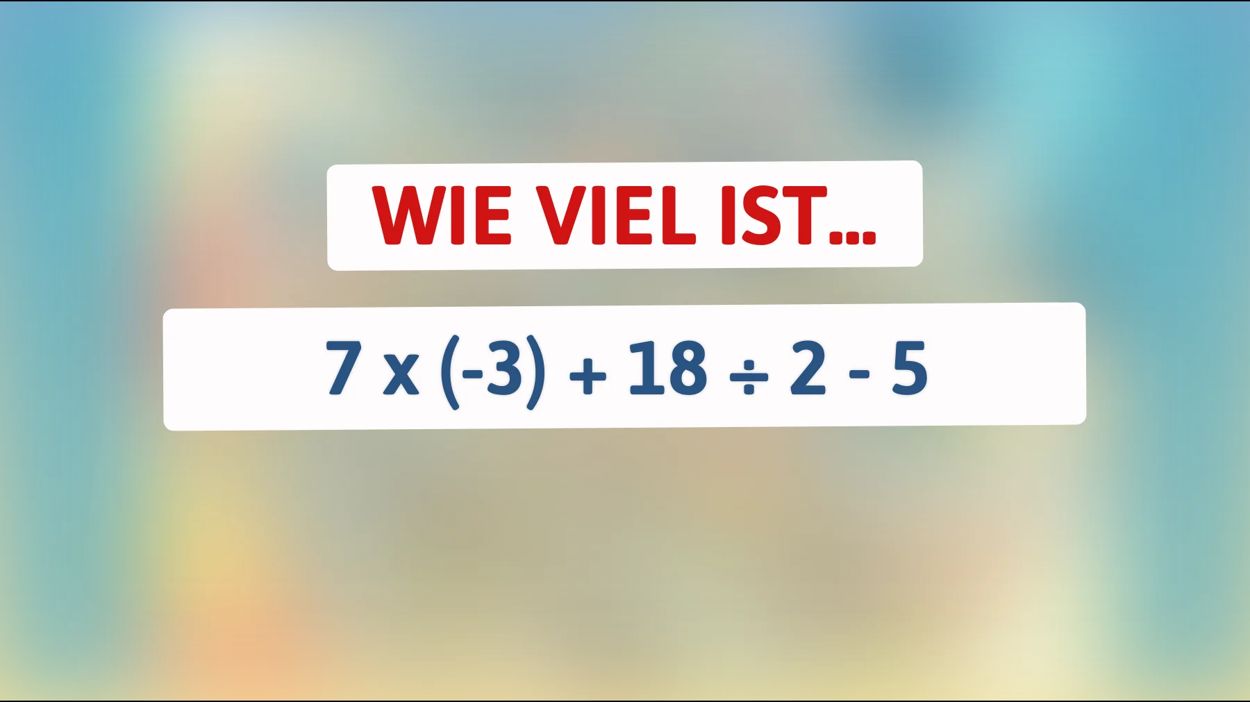 Nur Genies lösen dieses Rätsel auf den ersten Versuch: Kannst du die Antwort herausfinden?"