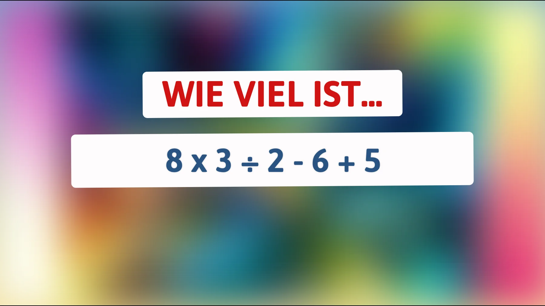 Nur die klügsten Köpfe können dieses mathematische Rätsel knacken – Schaffst du es, die richtige Antwort zu finden?"