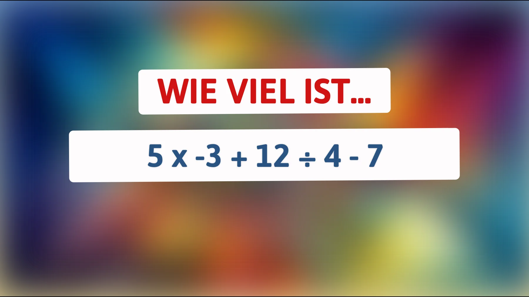 Nur die schlausten Köpfe können dieses Mathe-Rätsel knacken: Kannst du die Lösung finden?"