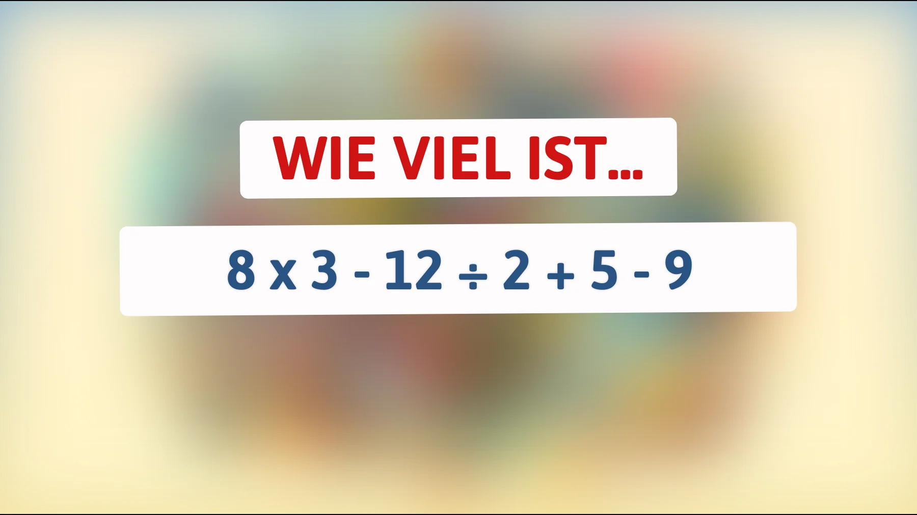 Nur für schlaue Köpfe: Kannst du das knifflige Rätsel lösen und den richtigen Wert herausfinden? 🤔"