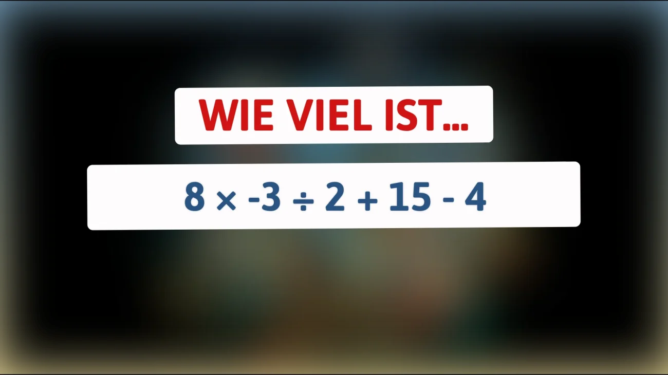 Nur die Schlausten knacken das: Kannst du diesen Rechen-Trick fehlerfrei lösen?"