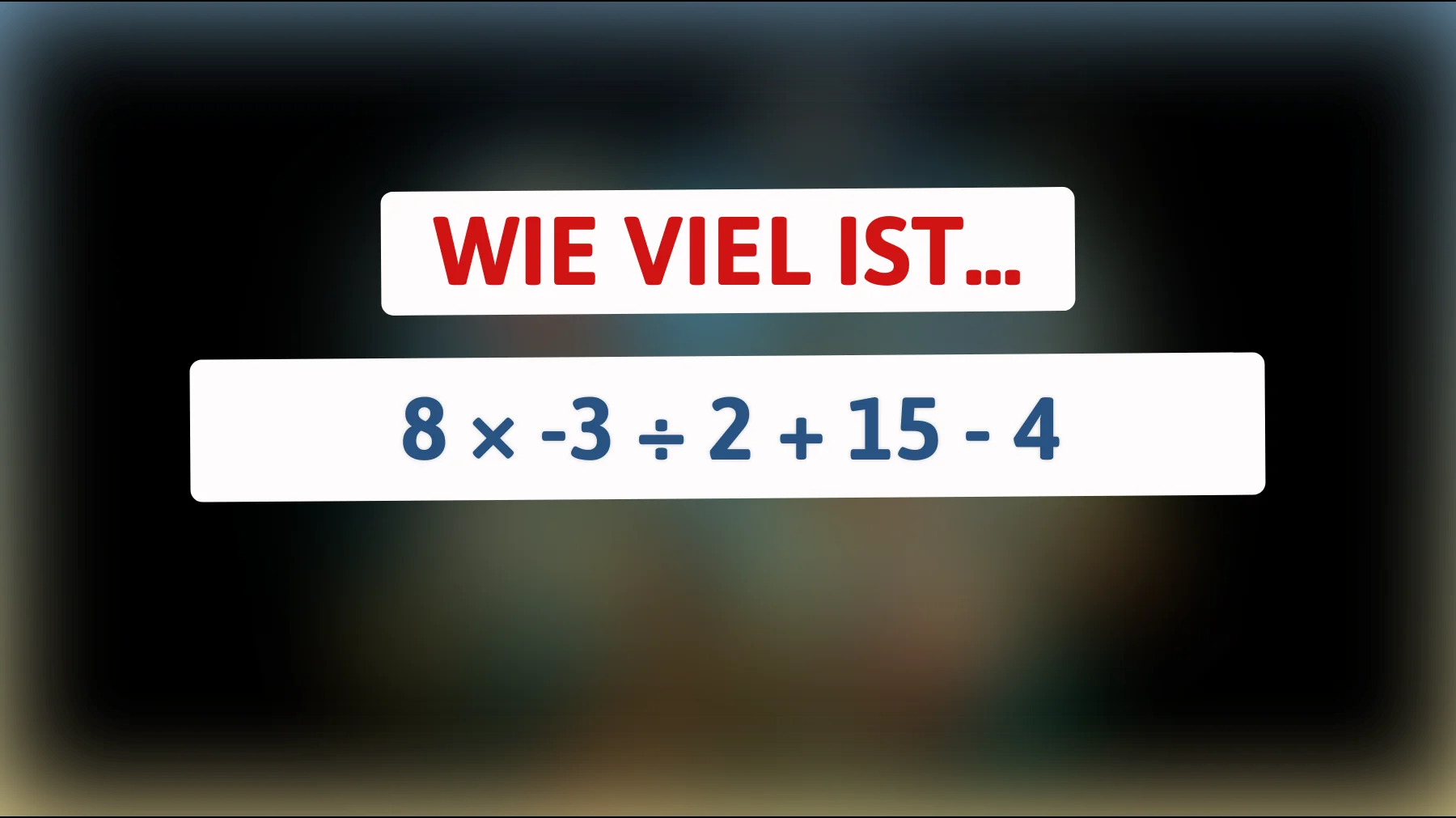 Nur die Schlausten knacken das: Kannst du diesen Rechen-Trick fehlerfrei lösen?"